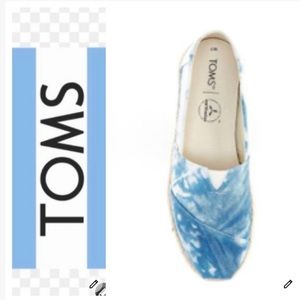 TOMS Tie Dyed Alpargata Vegan Friendly Espadrilles